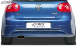 RDX Heckansatz für VW Golf 5 "GTI/R-Five" mit Endrohrausfräsung links Heckschürze Heck