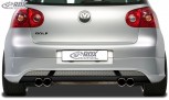 RDX Heckansatz für VW Golf 5 "V2" mit Endrohrausfräsung links & rechts Heckschürze Heck